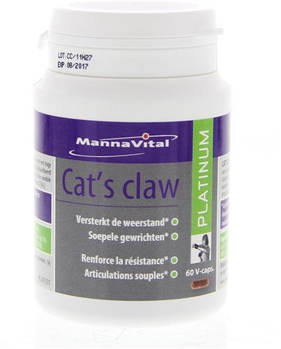 Mannavital Cats claw platinum (60ca)