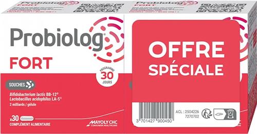 Mayoly Spindler Probiolog Fort Verpakking van 2 x 30 Capsules