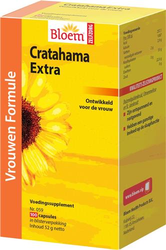Bloem Cratahama Exra Forte - 100 Capsules - Voedingssupplement