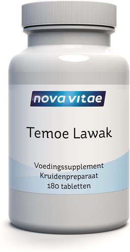 Nova Vitae - Temoe Lawak- Curcuma Xanthorrhiza - 180 Tabletten