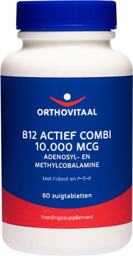 Orthovitaal B12 Actief Combi 10.000mcg 60 zuigtabletten