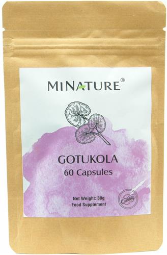 Gotu Kola Capsules 60 stuks - 450mg Poeder van Centella Asiatica, Waternavel per Vega Capsule - 100% Plantaardig
