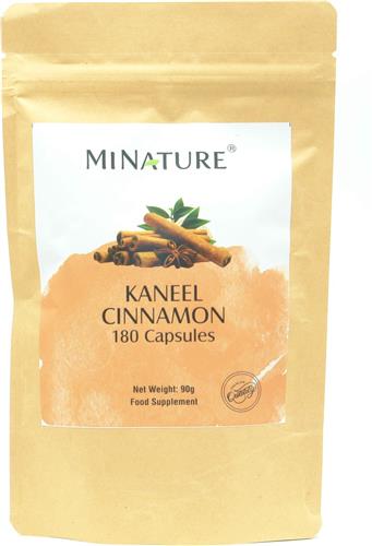 Kaneel Capsules 180 stuks - 450mg Kaneelpoeder per Vega Capsule - Cinnamon - 100% Plantaardig