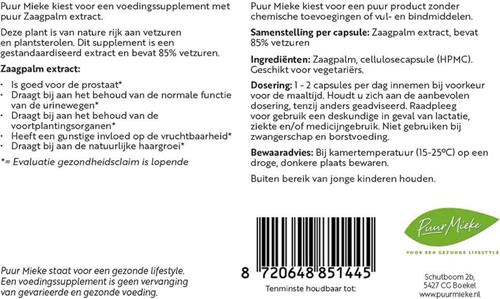 Zaagpalm - 485mg - 60 caps