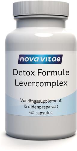 Nova Vitae - Detox Formule - Levercomplex - Lever reiniging - 60 capsules