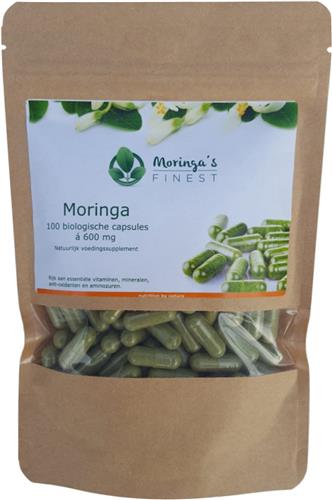 Moringa capsules 100stk 500mg - Moringa's Finest
