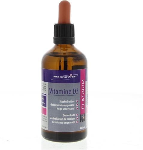 MannaVital Vitamine D3 Platinum Druppels 100ml