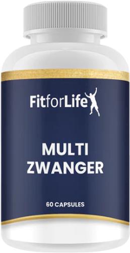 Fit for Life Multi zwanger - Speciaal voor de aanstaande moeder - Combineert 20 vitaminen en mineralen - 60 vegetarische capsules