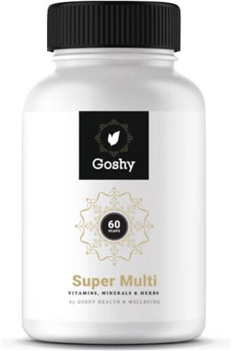 Goshy - Super Multi - Vitaminen & Mineralen - Tegen vermoeidheid - Vegetarische - 60 Veggi caps - Voedingsupplement