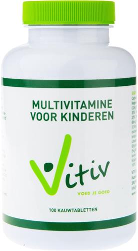 Vitiv Kinder Multivitamine Kauwtabletten 100TB