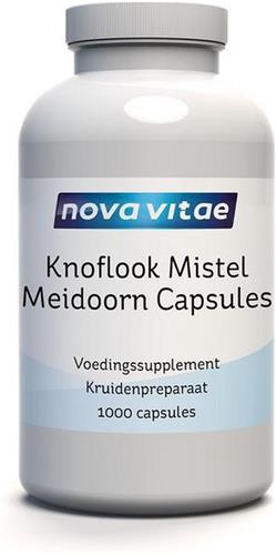Nova Vitae - Knoflook - Maretak - Meidoorn - 1000 capsules