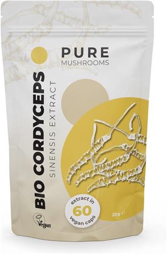 Cordyceps Paddenstoelen Extract Capsules Bio 60 capsules