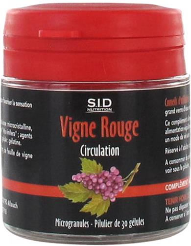 S.I.D Nutrition Circulatie Rode Wijnstok 30 Capsules
