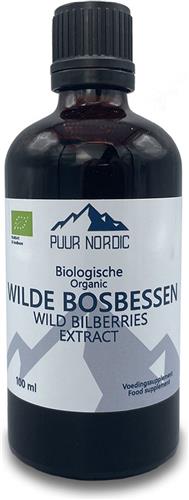 Biologische Wilde Bosbessen Extract
