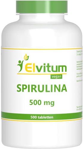 Elvitaal Spirulina - 500 mg  - 500 tabletten - Voedingssupplementen - Superfood