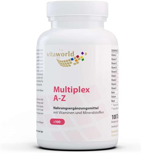 Vitaworld multiplex multivitamine A-Z 100 tabletten