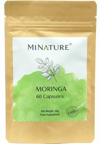 Moringa Capsules 60 stuks - 450mg Moringa poeder van Moringa Oleifera Bladeren per Vega Capsule - 100% Plantaardig