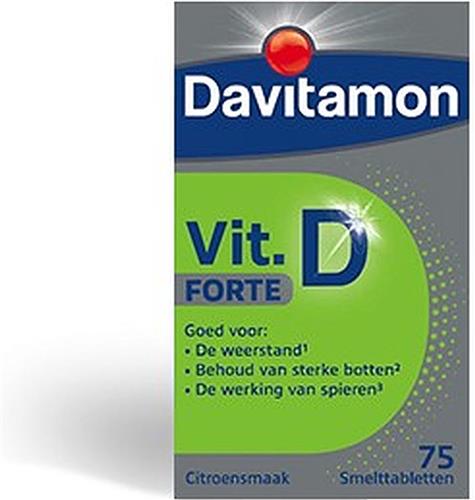 Davitamon® Vitamine D Forte Smelttablet Citroensmaak: Weerstand, Botten, Spieren