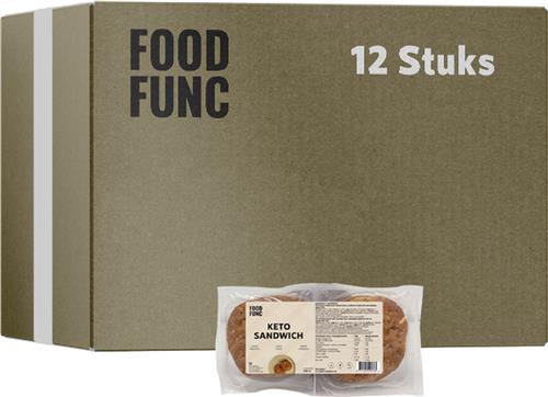 Foodfunc | Keto Sandwich | 12 stuks | 12 x 240 gram | No Junk Just Func