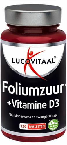 Lucovitaal Foliumzuur + Vitamine D3 120 tabletten