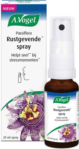 A.Vogel Passiflora Rustgevende spray - Passiebloem helpt snel bij stressmomenten. - 20 ml