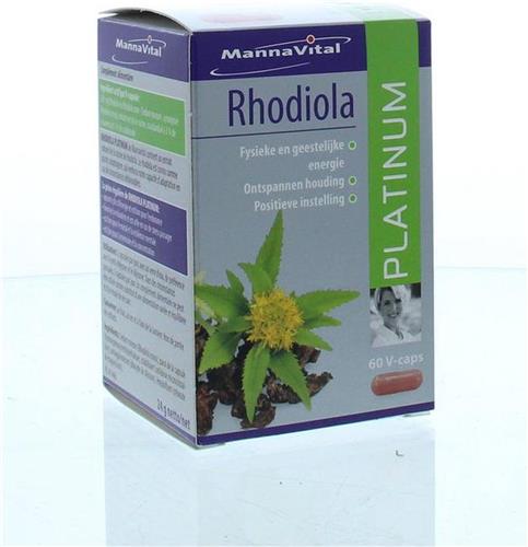 Mannavital Rhodiola Platinum - 60 Vegicaps