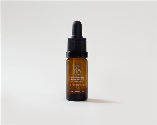 OCHO Amsterdam energie CBD olie (5%) - Stimuleert energieke effecten - Broad Spectrum - Rijk aan cannabinoiden