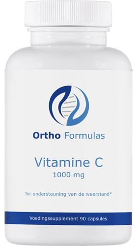 Vitamine C - 1000 mg - 90 capsules - ascorbinezuur - antioxidant - immuunsysteem - energie - aanmaak collageen - vegan