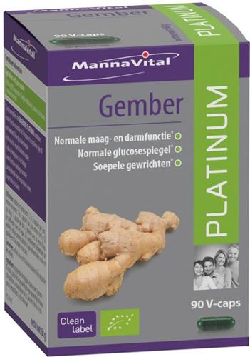 Mannavital Gember Platinum Capsules 90VCP