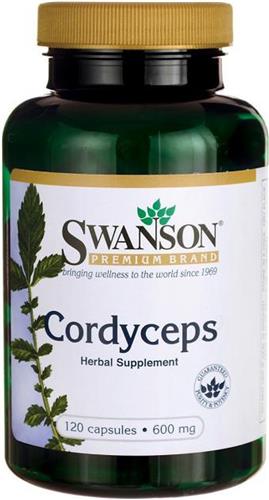 Swanson Health Cordyceps 600mg - 120 Capsules