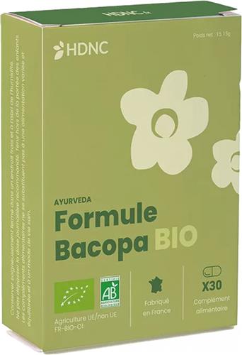 H.D.N.C Bacopa Formula Organic 30 Capsules