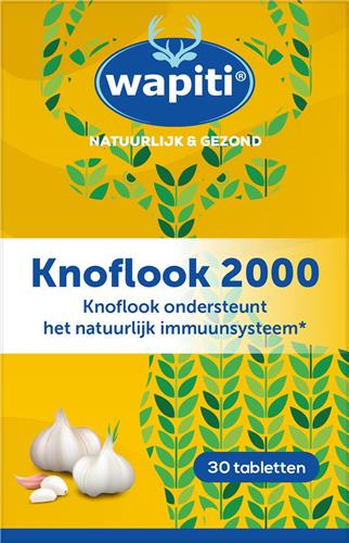 Wapiti Knoflook 2000 30 tabletten