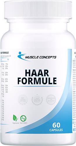 Haarsupplement formule - incl. ondersteunende haarvitamines & mineralen - 60 Capsules | Muscle Concepts