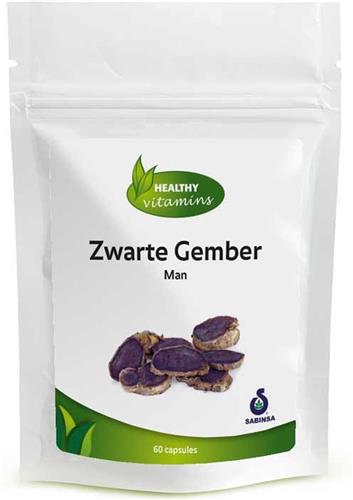 Zwarte Gember Man | 60 capsules