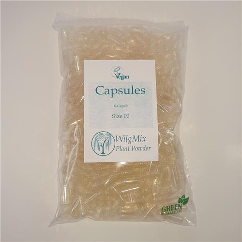 WilgMiX Plant Powder - 500st Zuiver Veganistische K-CAPS® Capsules - HPMC - Maat 00 - 500pcs