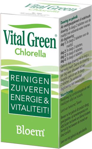 Bloem Vital Green Chlorella - 200 Tabletten - Voedingssupplement