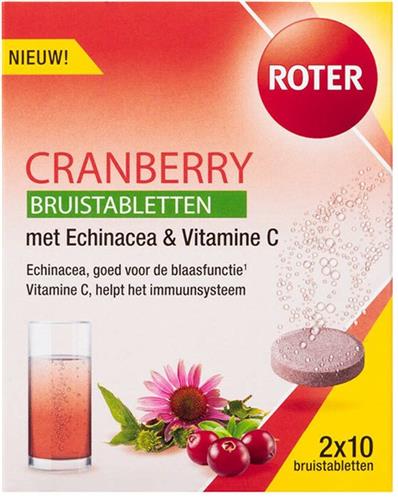 8x Roter Cranberry Bruis 20 bruistabletten