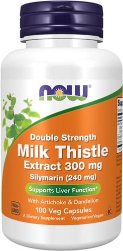 NOW Foods - Mariadistelextract, dubbele sterkte 300 mg (100 capsules)