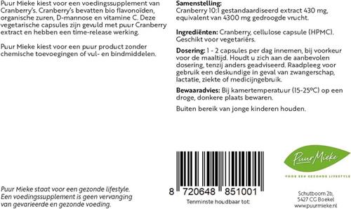 Cranberry - 430mg - 90 caps