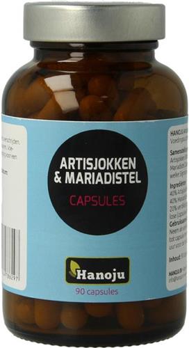 Hanoju Artisjok 200 mg & mariadistel 200 mg 90 capsules