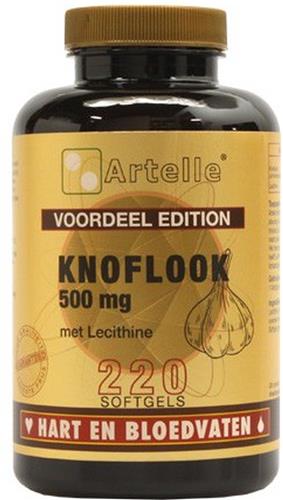 Artelle Knoflook 500mg met Lecithine Softgels 100Capsules