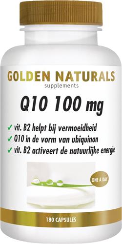 Golden Naturals Q10 100mg (180 veganistische capsules)