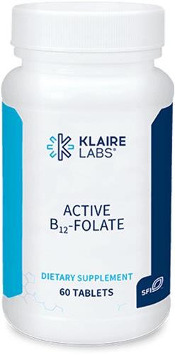 Klaire Labs Active B12-Folate 60 tabletten