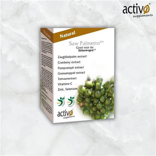 Saw Palmetto Plus activO - 60 Capsules - Supplements