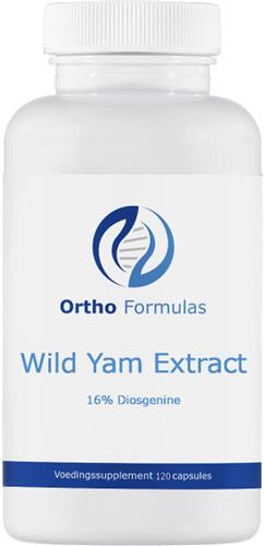 Wild Yam extract - 120 capsules - 100mg - diosgenine - dioscorea - DHEA - testosteron - progesteron - oestrogeen - overgangsverschijnselen - opvliegers - vegan