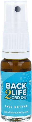 DNH - CBD olie 5% 10ml - Back2Life Editie - speciale terpenen en cannabinoïden combinatie voor blijheid en gezondheid - Full Spectrum
