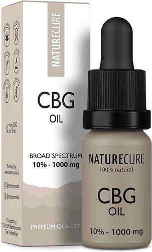 Nature Cure CBG-olie 10% - 1000 mg- Broad Spectrum  10 ml