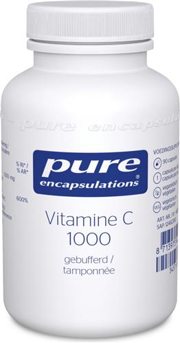 Pure Encapsulations - Vitamine C 1000 Gebufferd - Ideaal Voor Gevoelige Personen - 90 Capsules