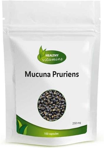 Healthy Vitamins Mucuna Pruriens - 100 Capsules - 250 mg