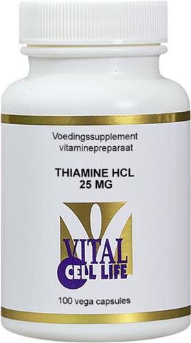 Vital Cell Life Thiamine HCL 25 mg 100 vcaps